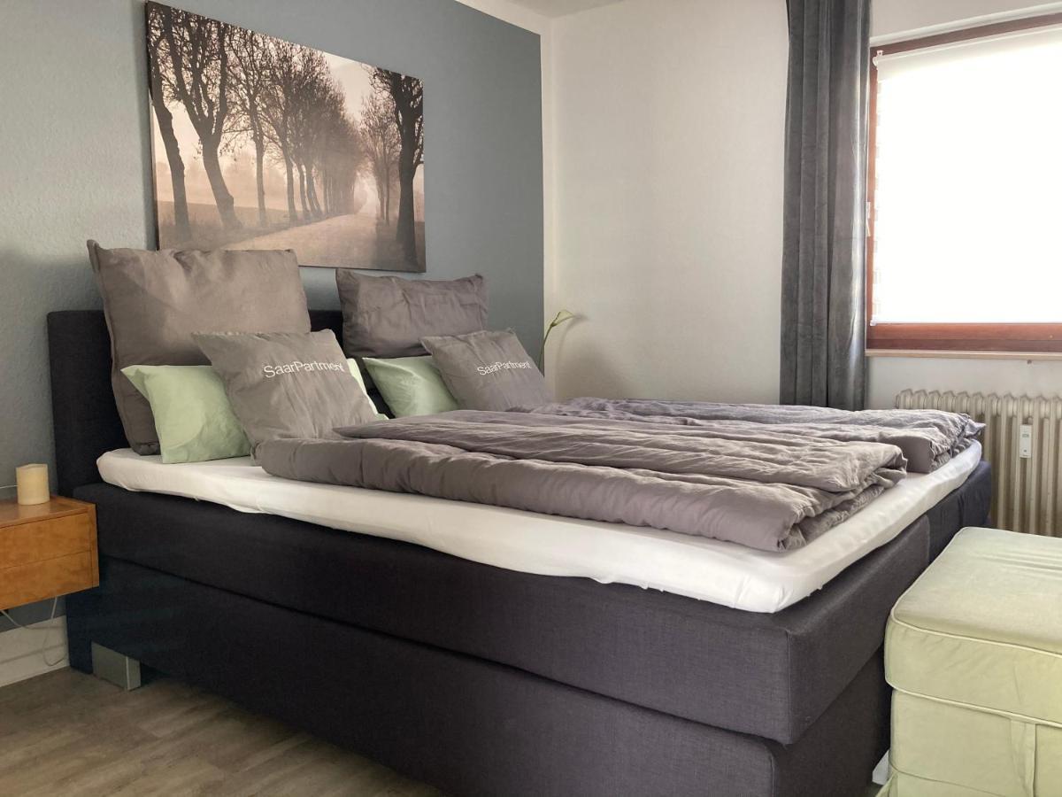 Apartamento SaarPartment XL4 nähe HBF in Saarbrücken - 2 Schlafzimmer, Küche, Bad, Balkon, Boxspringbetten, WiFi, Parking - 11x in SB Exterior foto